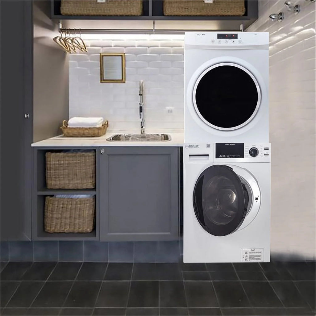 Compact 110V Vented Washer and Dryer Set W263