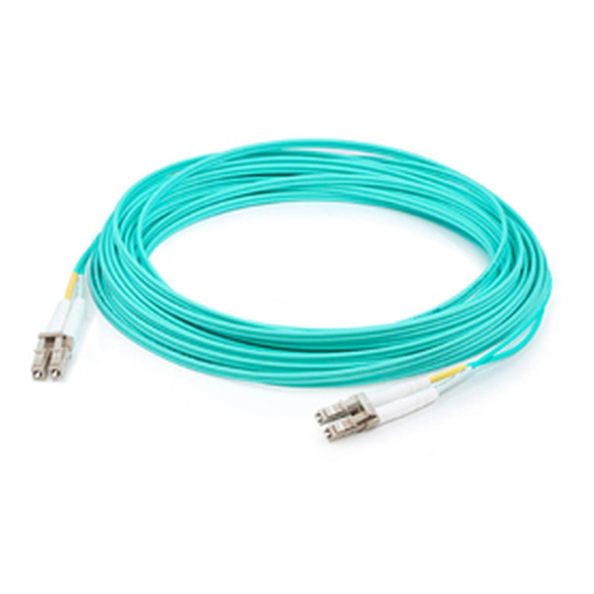 150m LC to LC Aqua OM4 Duplex Fiber Patch Cable N430