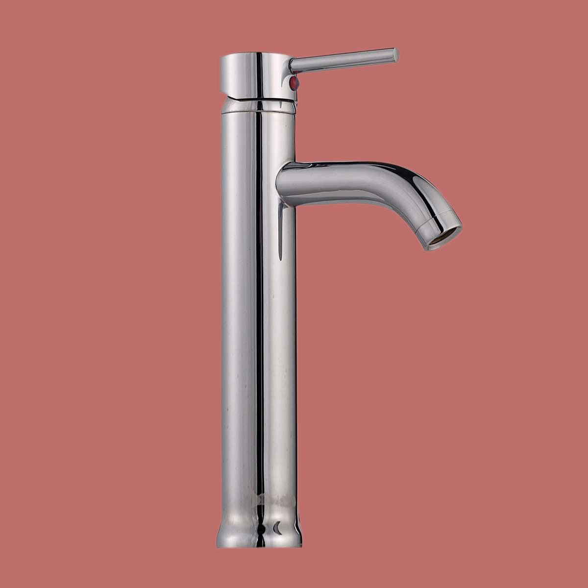 Chrome Solid Brass Single Hole Bathroom Faucet U3258
