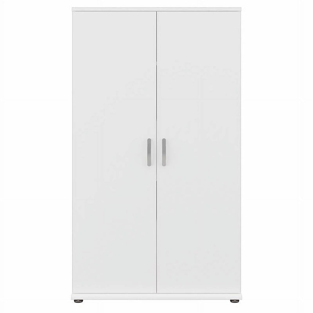 Tall White Linen Cabinet with Doors Z85543