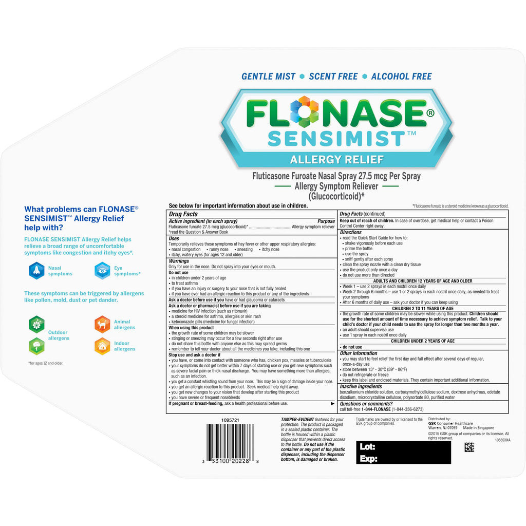 3-120 Ct. Allergy Relief Nasal Spray U4548
