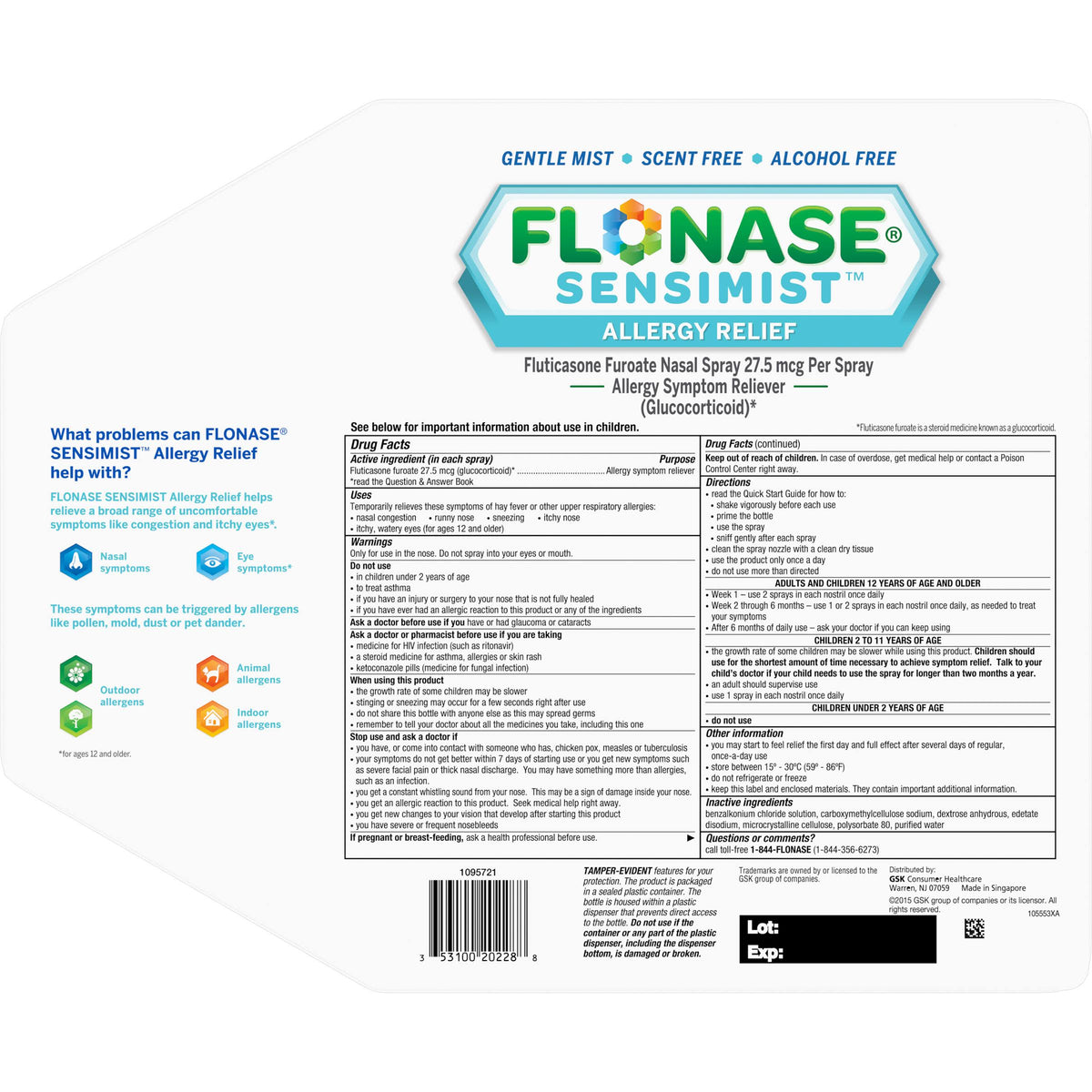 3-120 Ct. Allergy Relief Nasal Spray U4548