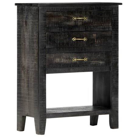 Solid Mango Wood Side Cabinet S649887