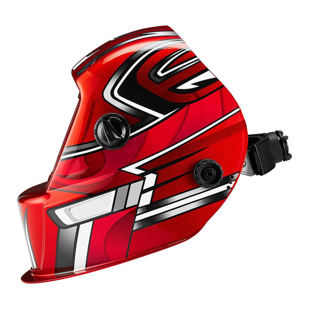 Red Auto-Darkening Welding Helmet E453092