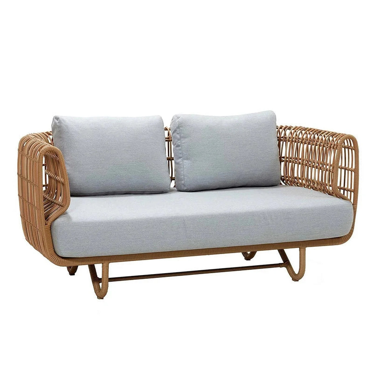 Outdoor Sofa Single Natural Rattan Woven I12983
