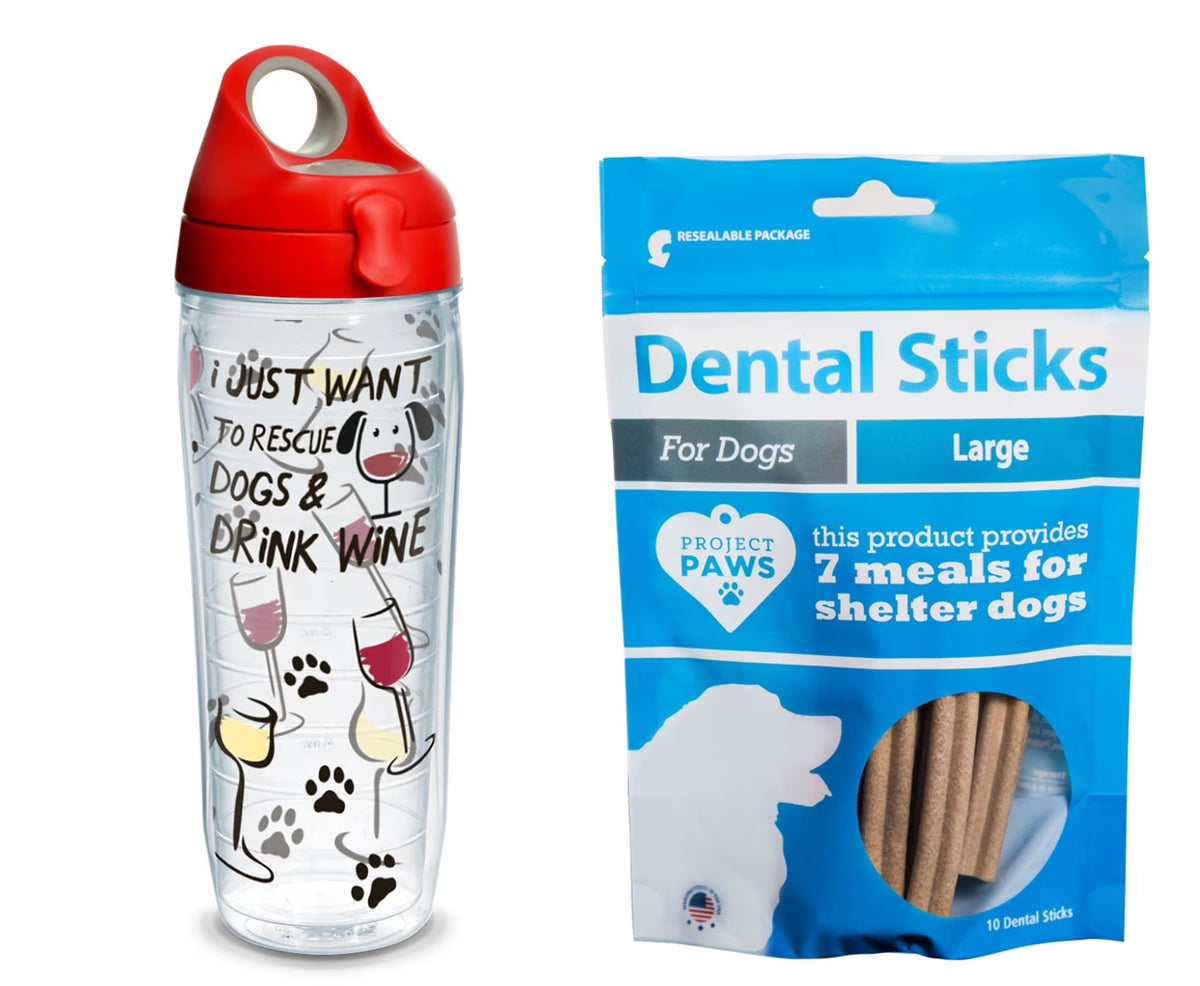 24 oz Water Bottle with red lid V953291