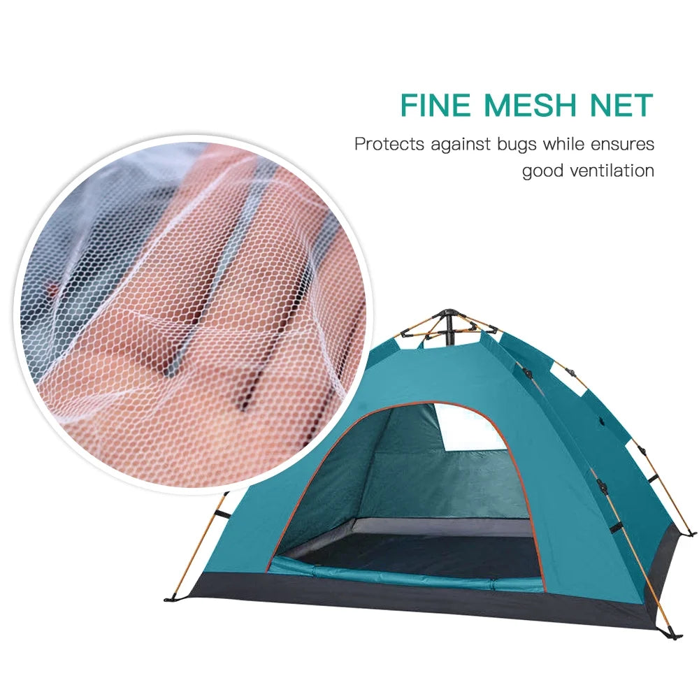 Portable Instant Camping Tent for 1 2 People, Water Resistant Pop Tent J841677