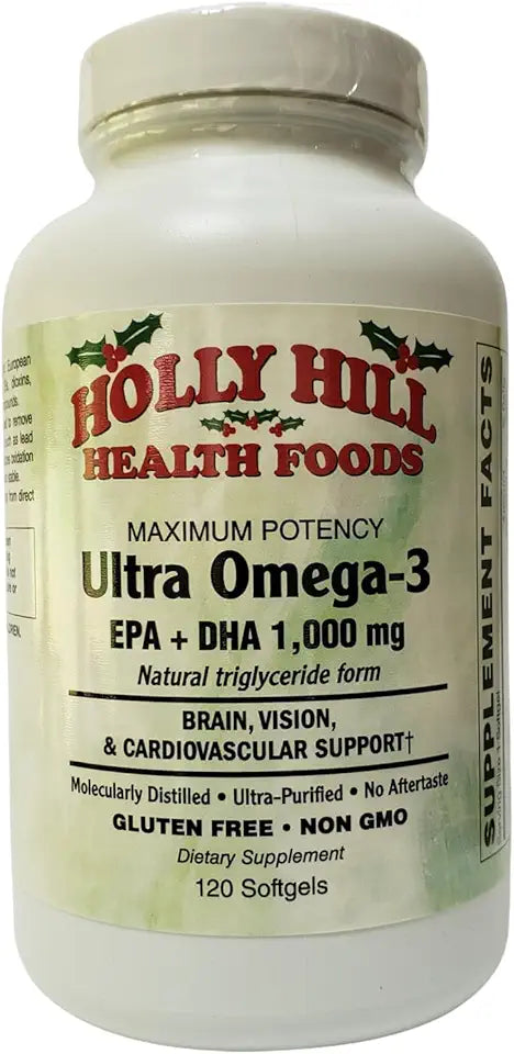 Omega-3 Fish Oil 1,000 mg EPA DHA 120 Softgels W758