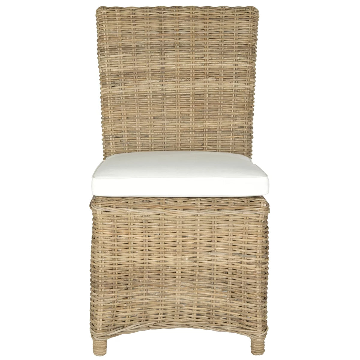 Rattan Side Chair Set of 2 Natural W6437