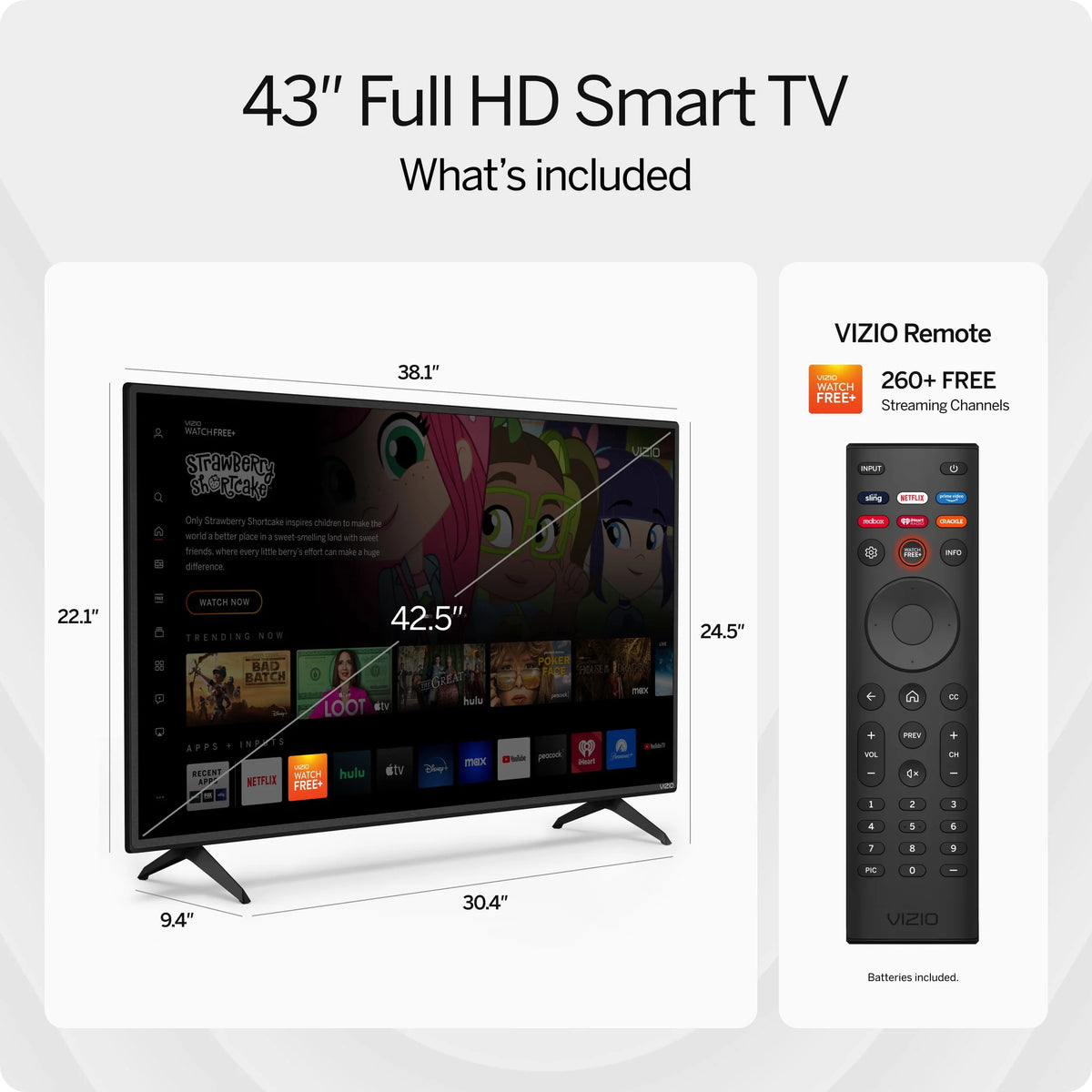 43 Class FHD LED Smart TV N97884