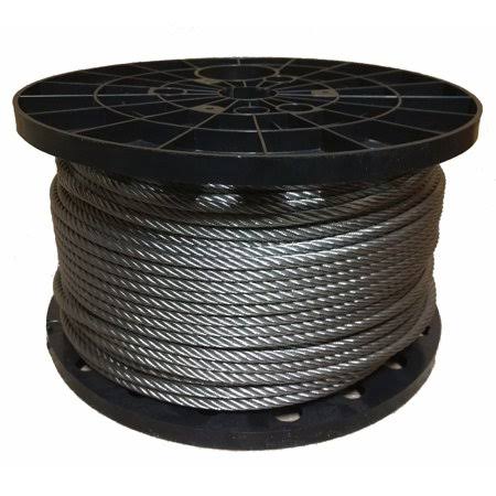 1/8 inch Stainless Steel Aircraft Cable Wire Rope 7x19 Type 316 (150 Feet) O7387