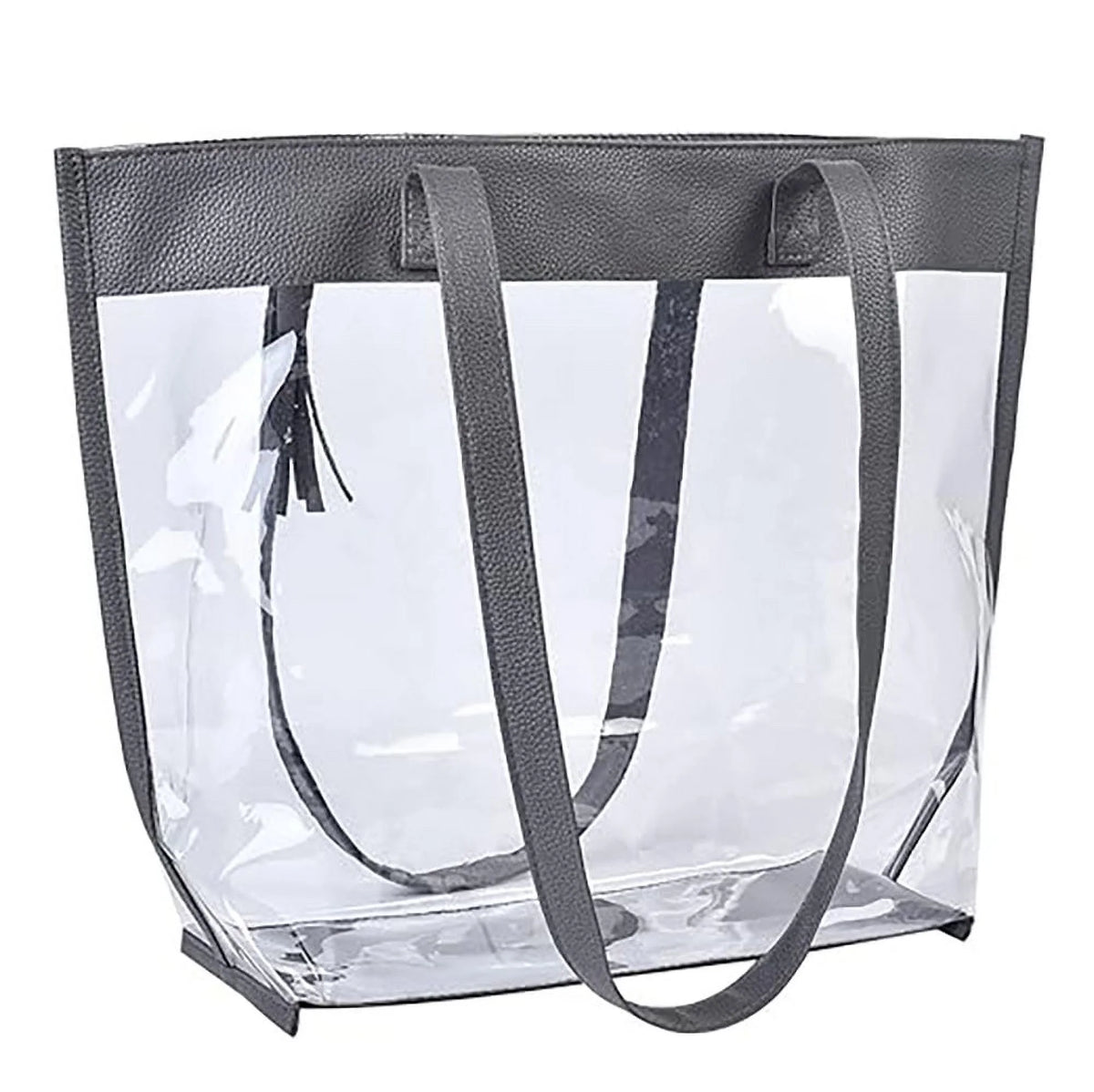 Clear Tote Bags with Magnetic Buckle Closure (1pc) K71382