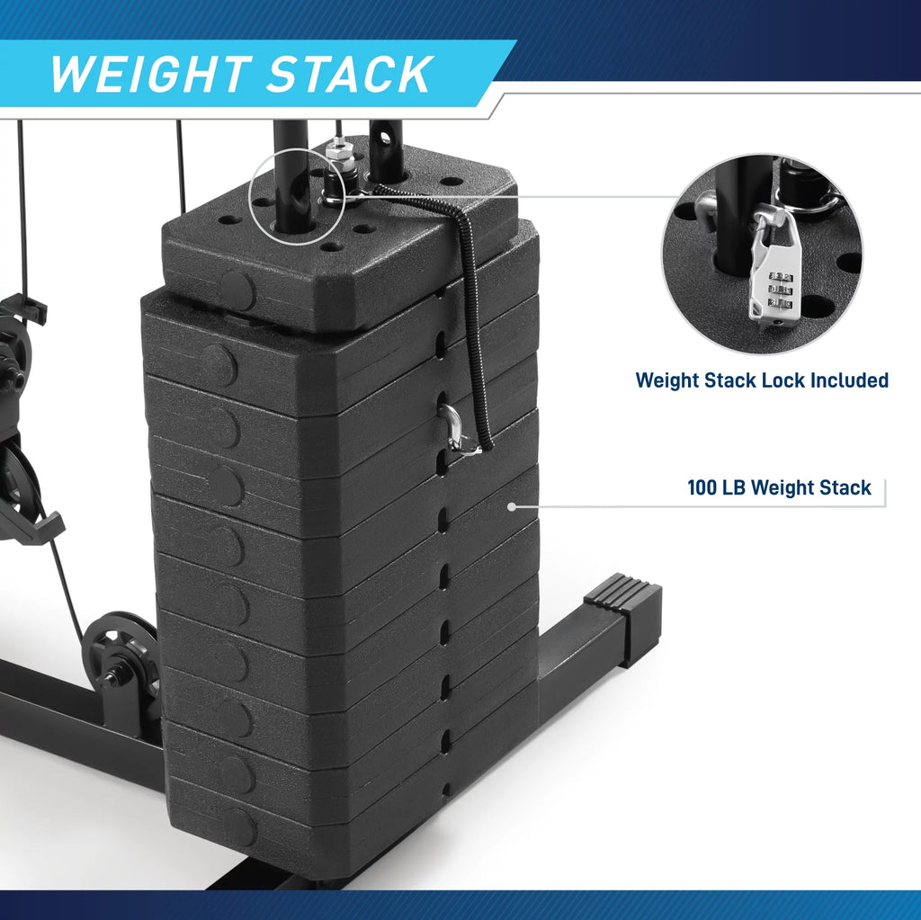 100 lbs Stack Home Gym A56244