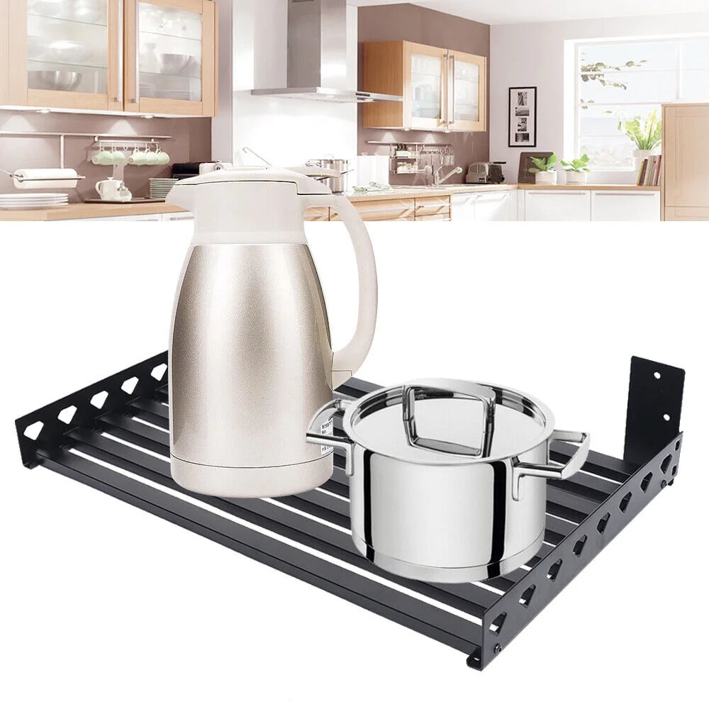 Stainless Steel Wall-Mounted Microwave Rack E67489