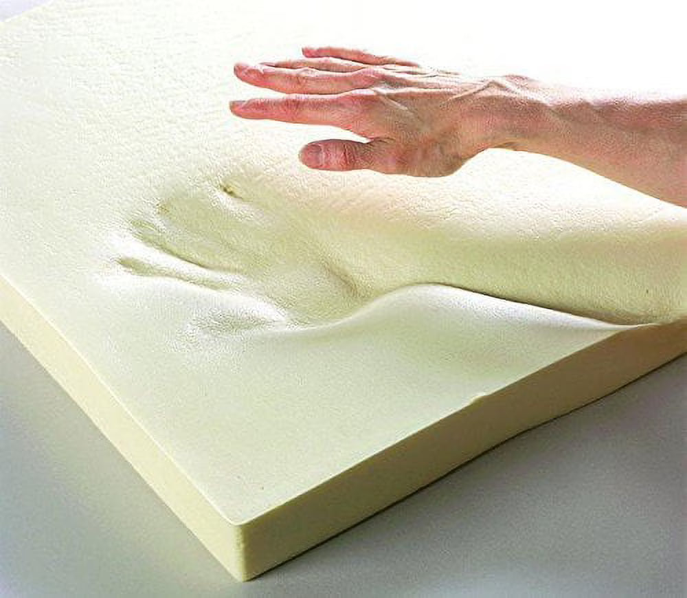Visco Memory Foam Square Sheet 3"Hx22W"x22L" 2.5 lb Regular Density O798482