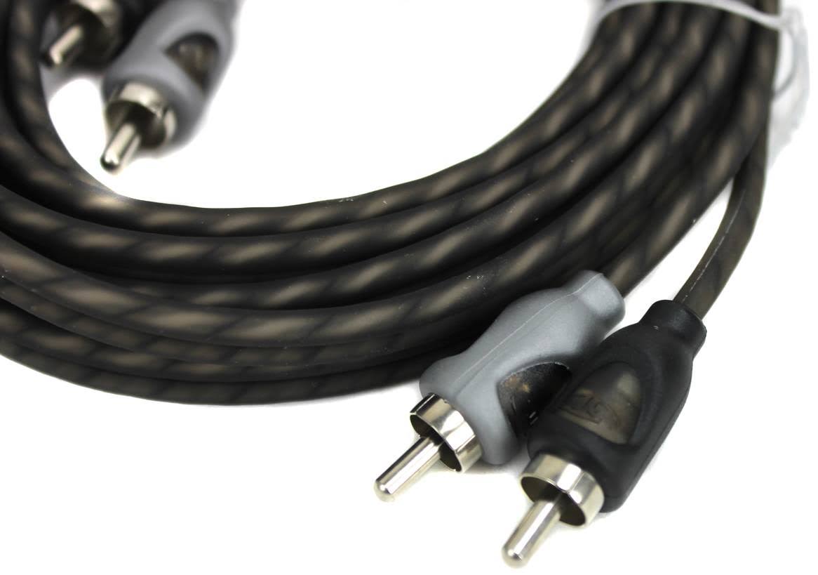 16 ft Twisted 2 CH RCA Car Audio Signal Cables K80328