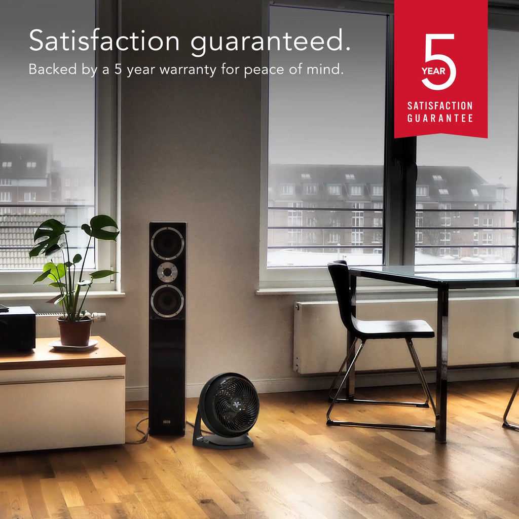 Black Whole Room Air Circulator Floor Fan Q870783