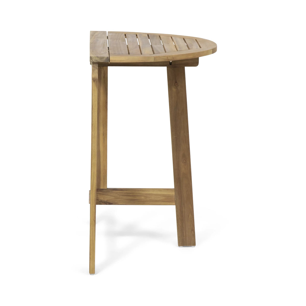 Acacia Wood Half Round Folding Bistro Table D553