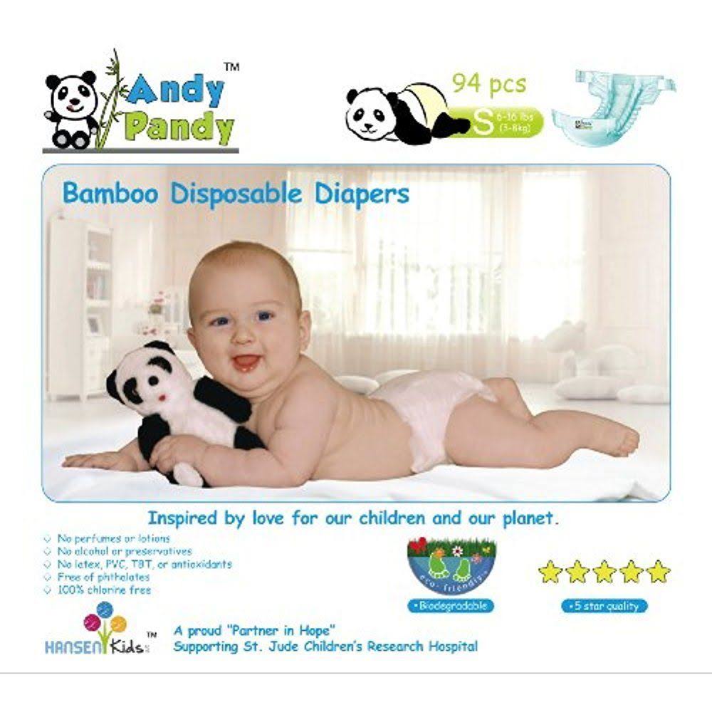 Bamboo Disposable Diapers, Small, 94 Count C806056