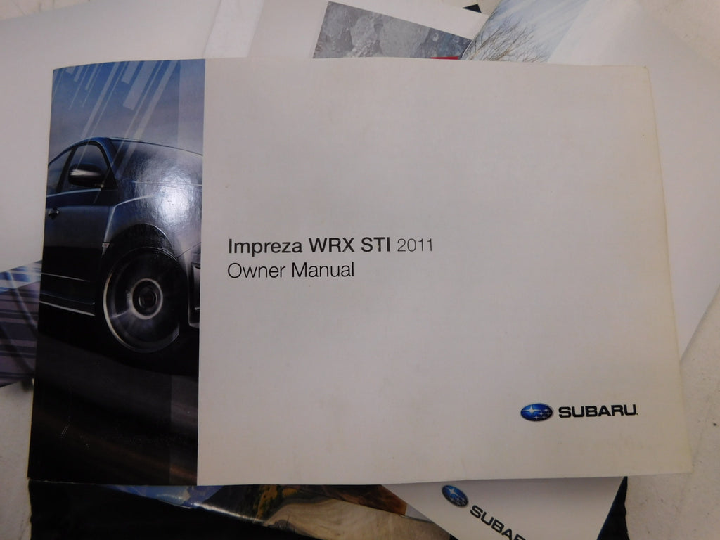 2011 Subaru Impreza WRX STi Owners Manual Z5430