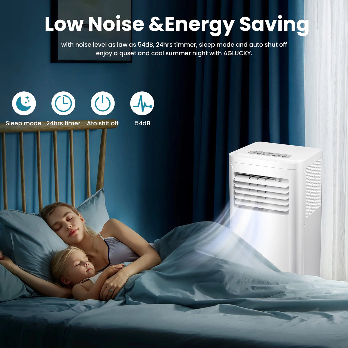 Portable Air Conditioner 6000BTU 10000 BTU ASHRAE S93346