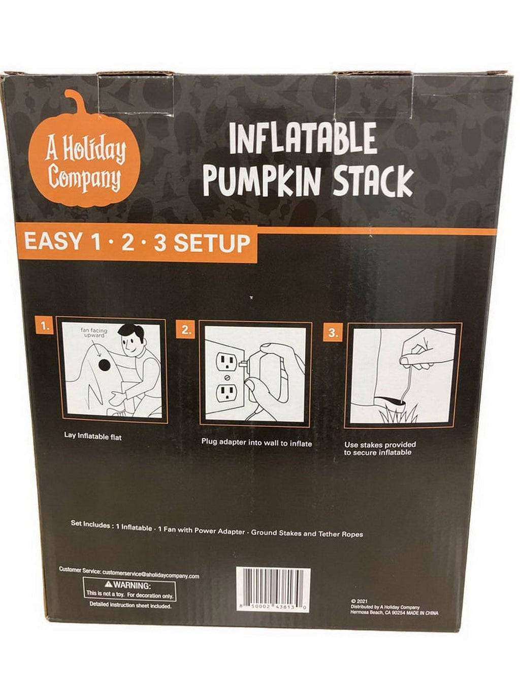 Inflatable Pumpkin Stack Decoration Y717