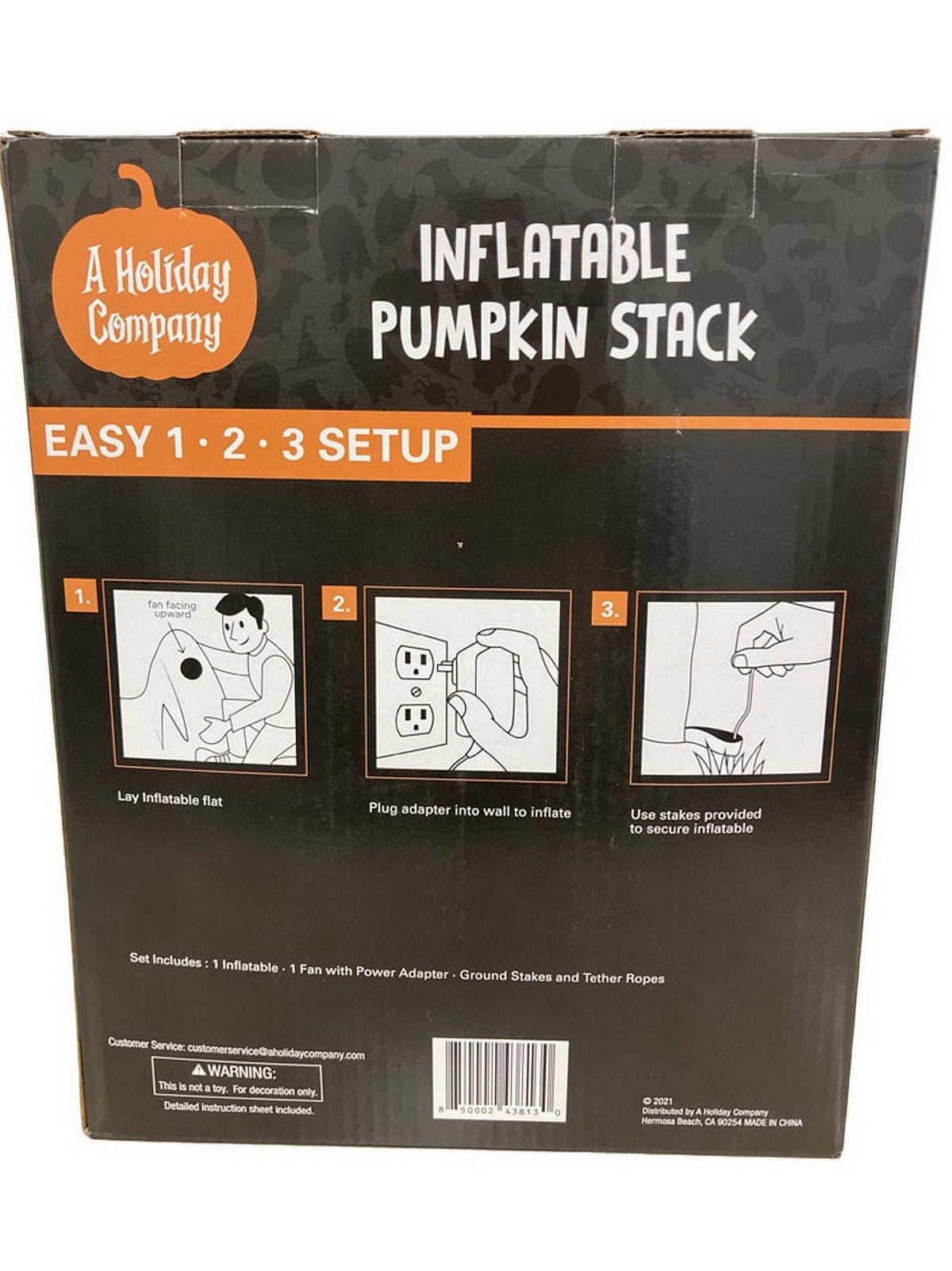 Inflatable Pumpkin Stack Decoration Y717