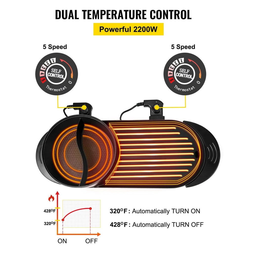 Portable Smokeless Electric BBQ Grill F29156