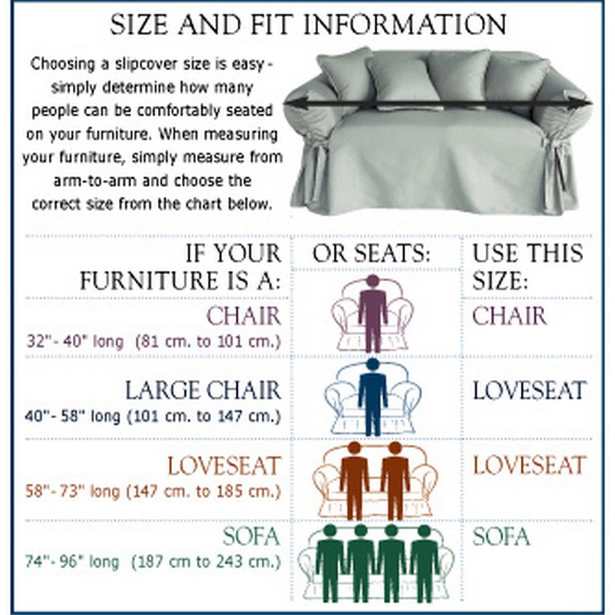 Cotton Round Arm Slipcover for Sofa, Loveseat and Chair Y161813