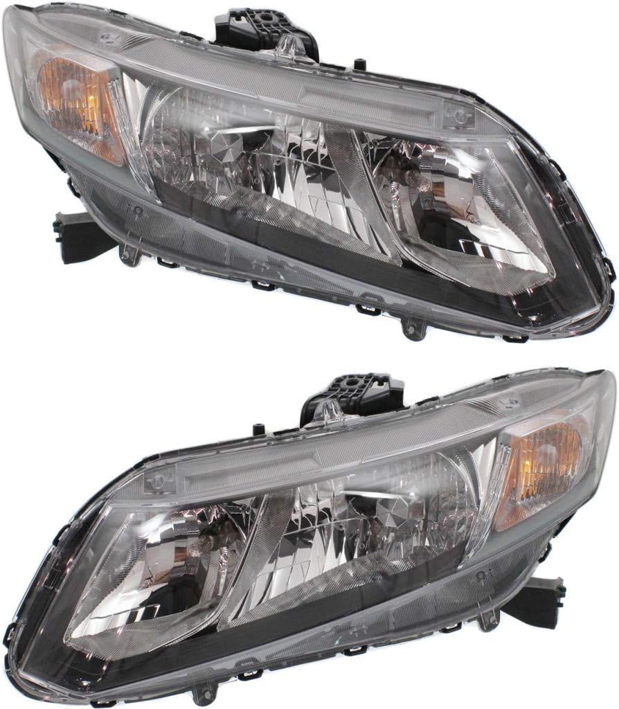 Headlight Assembly with Bulbs Y586