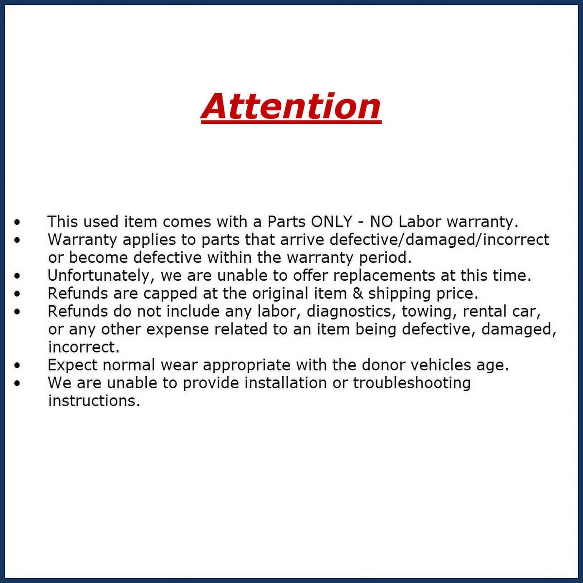 Rear View Interior Mirror OEM Z1076