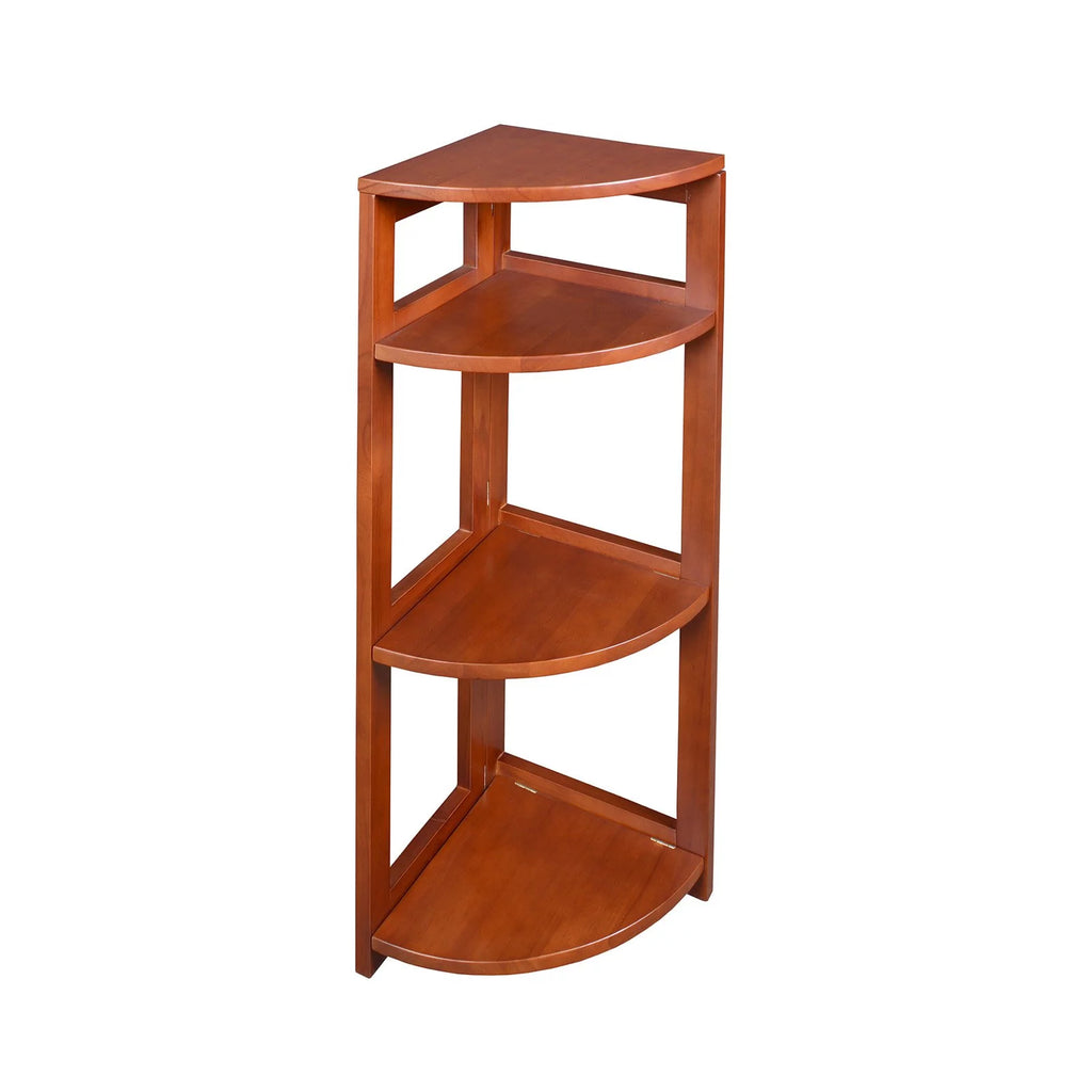 34 in 3 Shelf Wood Corner Bookcase S968834