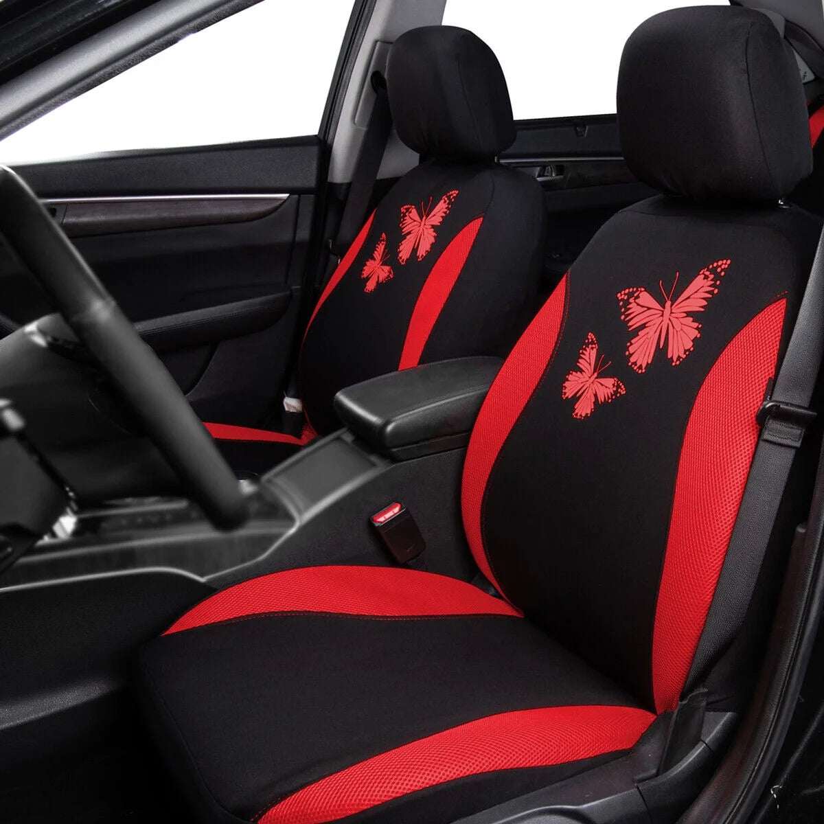 Butterfly Full Set Car Seat Cover Split Air Mesh F687