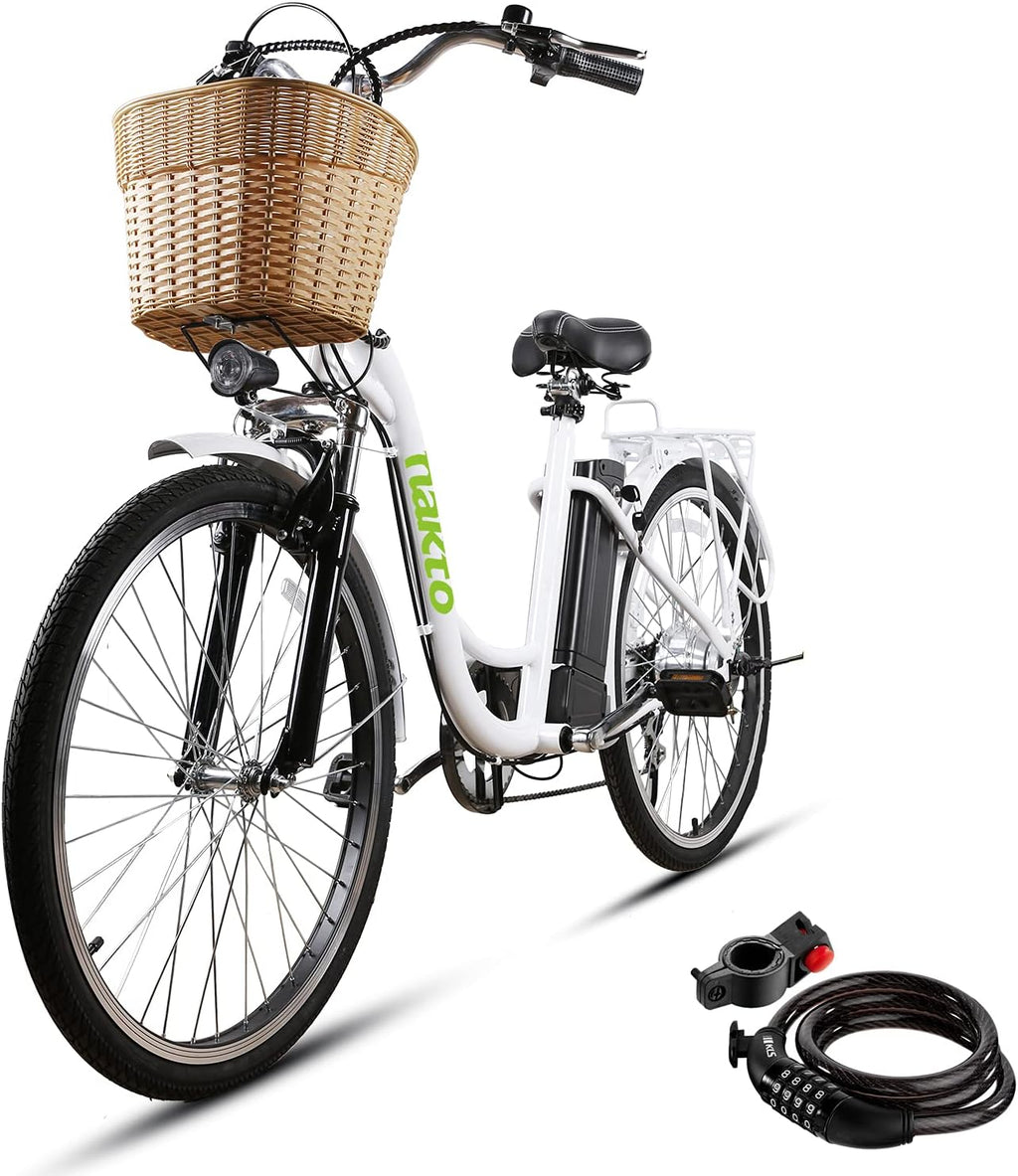 26'' Cargo Electric Bicycle with 10.5Ah Removable Lithium Battery B1756