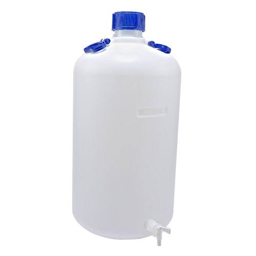50-liter High Density Polyethylene Narrow Mouth Carboy with Spigot M9397