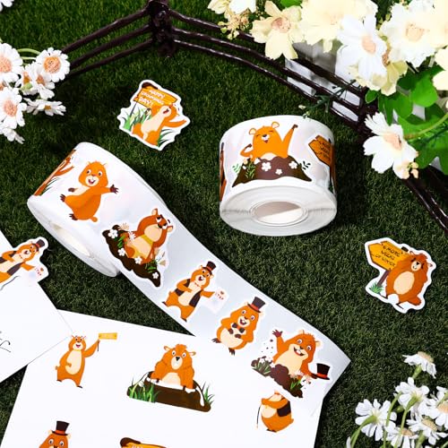 1000Pcs Christmas Penguin Self-Adhesive Stickers, 2 Rolls S1623