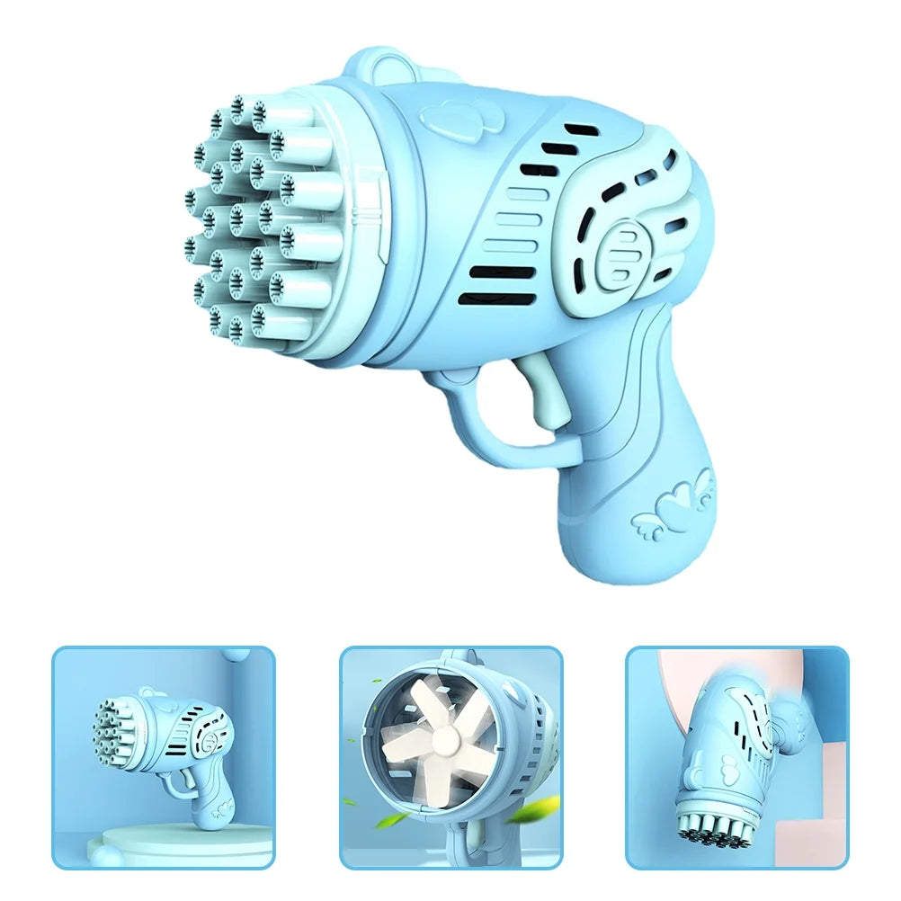 23 Hole Bubble Machine Bubble Blower Toy F855908