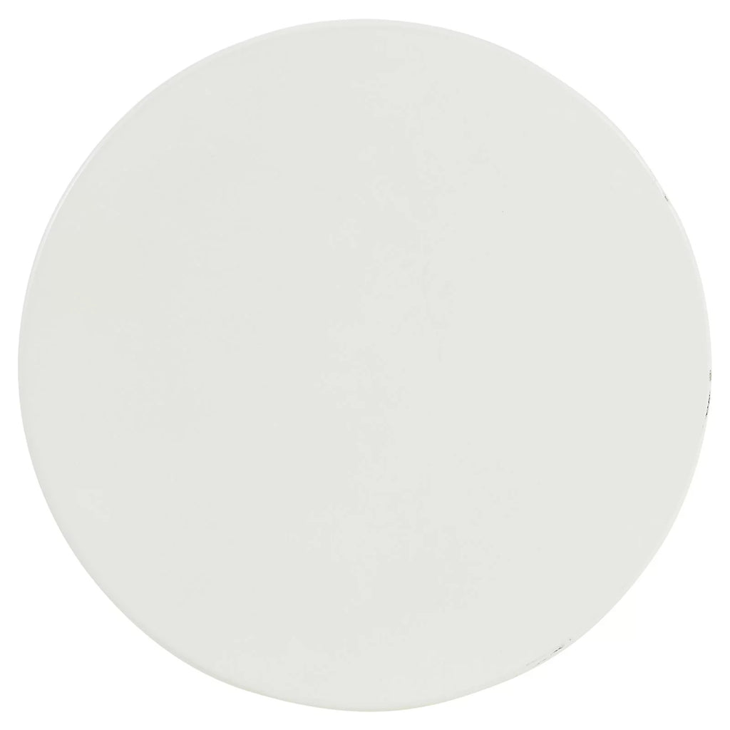 Round Indoor Accent Side Table with Shelf O78159