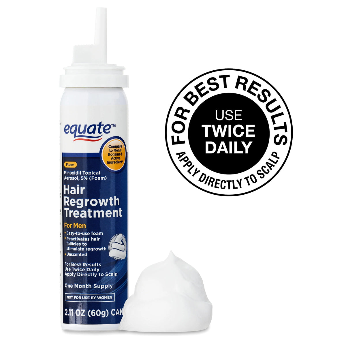 Minoxidil 5 % Topical Aerosol Foam 3 Piece A173491