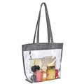 Clear Tote Bags with Magnetic Buckle Closure (1pc) K71382