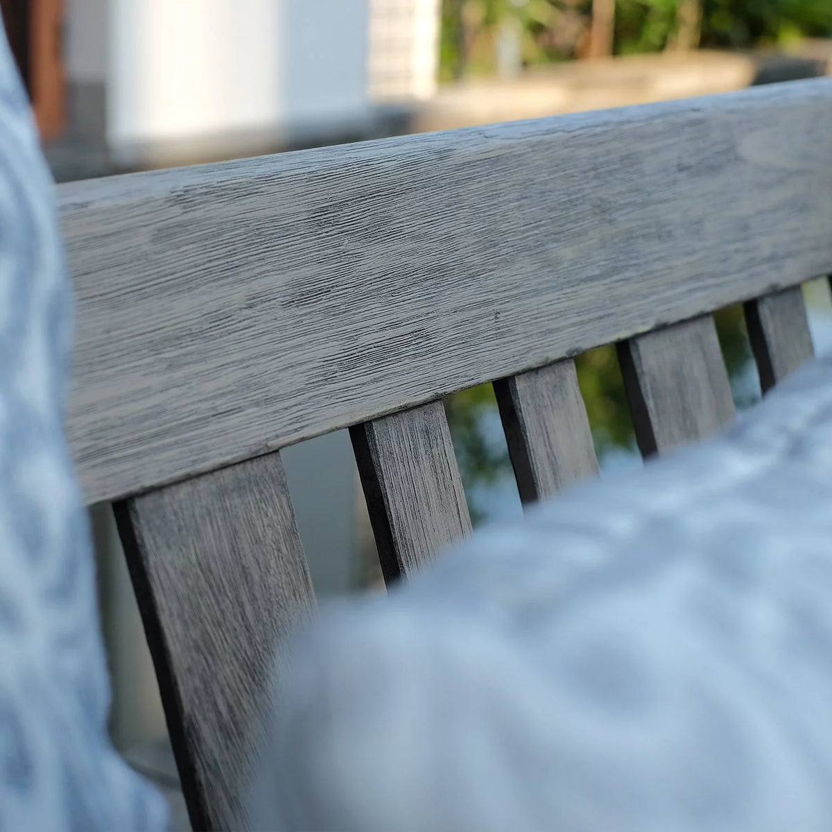 Wood Outdoor Sofa Daybed with Cushion Y4296