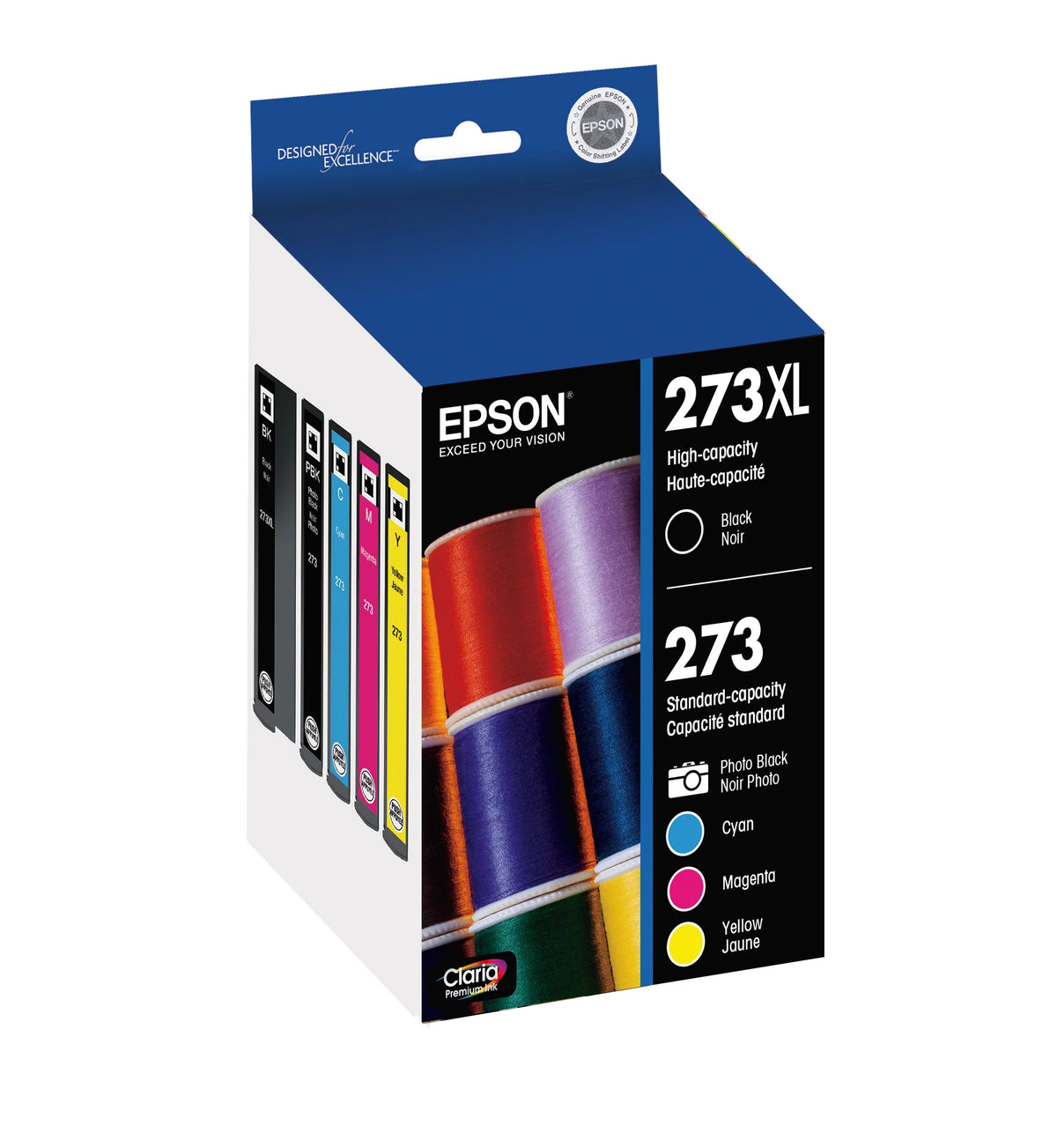 High Capacity Black & Standard Color Ink Cartridge Combo Pack Y2496