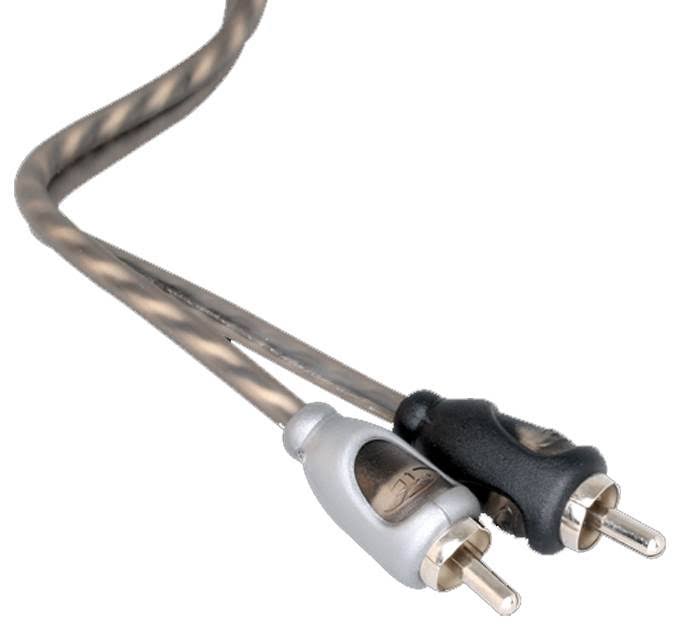 16 ft Twisted 2 CH RCA Car Audio Signal Cables K80328