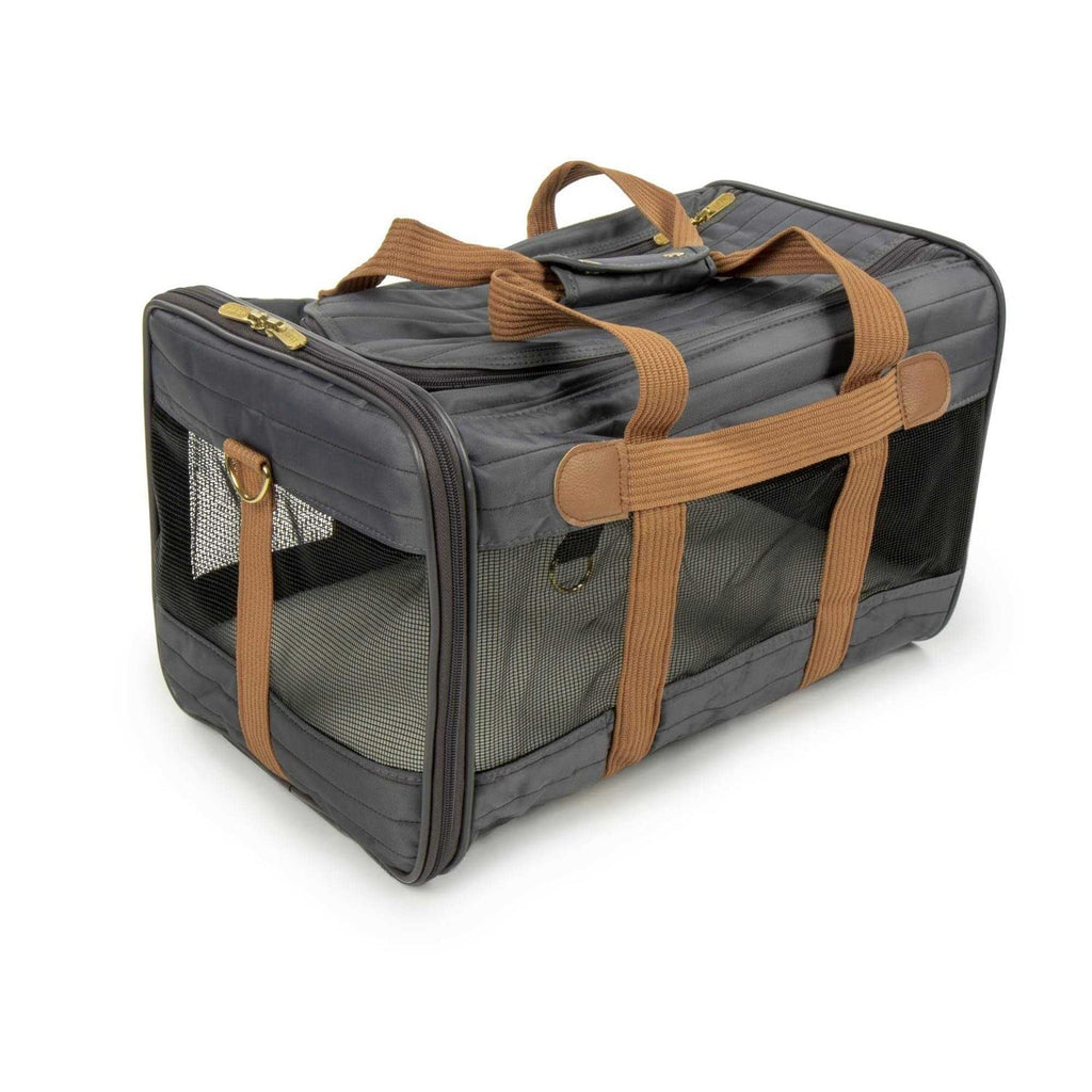 Charcoal and Camel Pet Carrier U9011