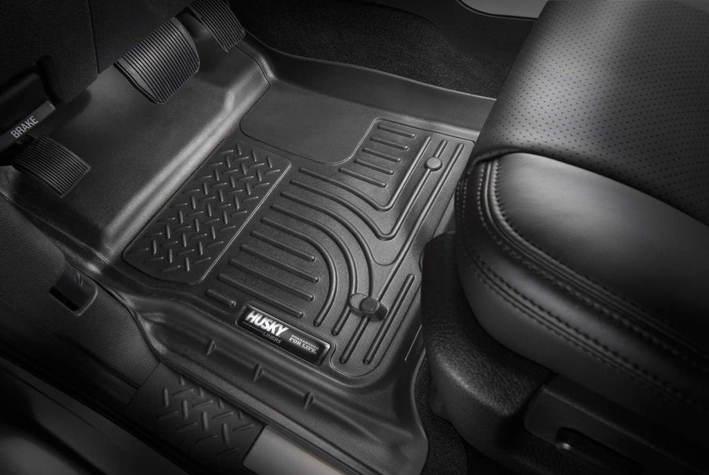 Black Front Floor Liners 2 Pcs O9732
