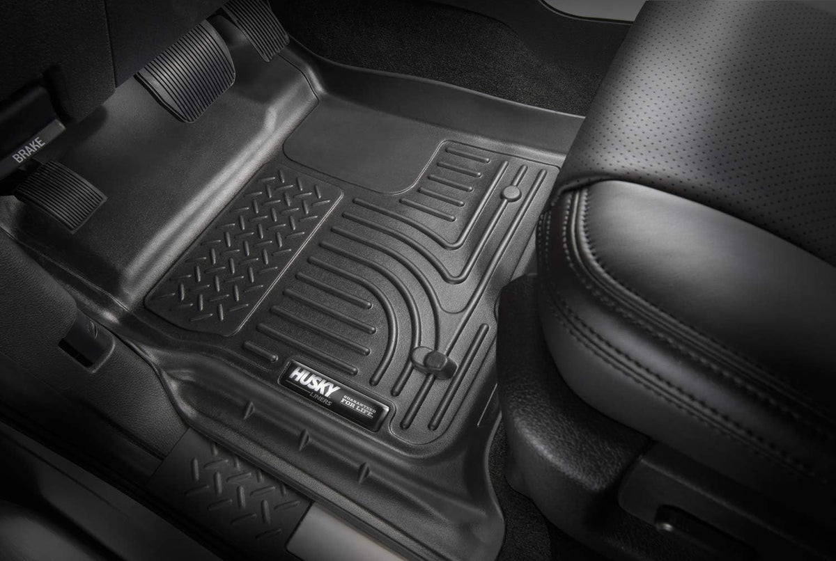 Black Front Floor Liners 2 Pcs O9732