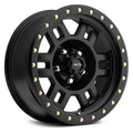 Matte Black 18x9 5x5.5 5.7BS Wheel A501
