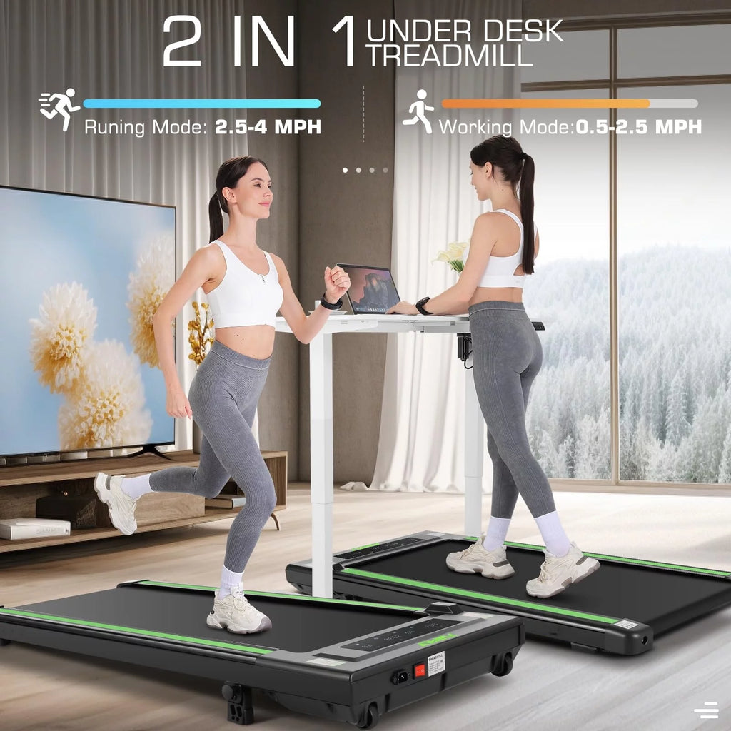 Under Desk Treadmill with Remote Control, Black H4227