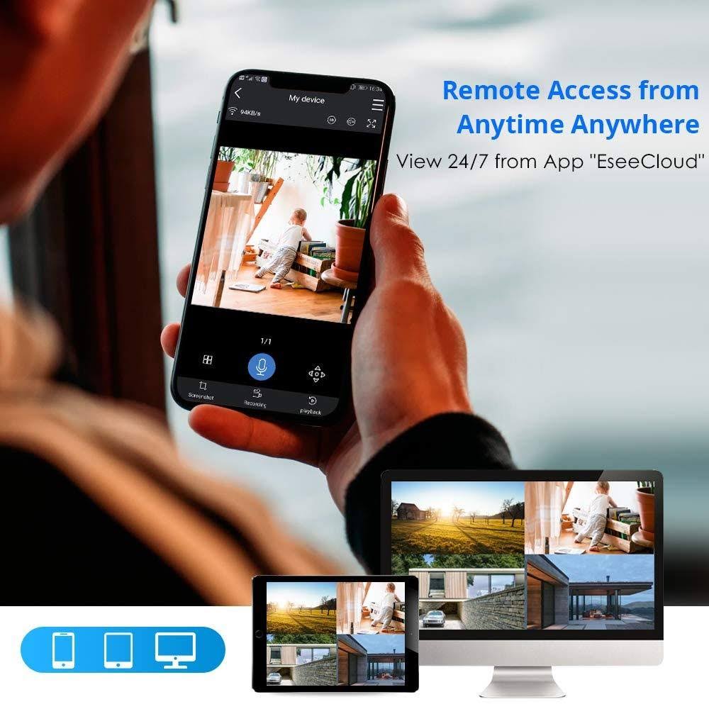 Expandable 8CH Wireless Security Camera System with 1TB Hard Drive P82857